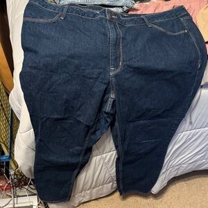 Old Navy Dark Blue Straight Leg Jeans